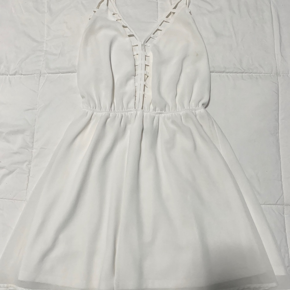 Flowy white dress